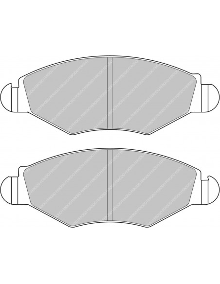 Pastillas Ferodo Racing DS2500 Citroen Xsara delanteras (Pinza Bosch)(Tipo 1)