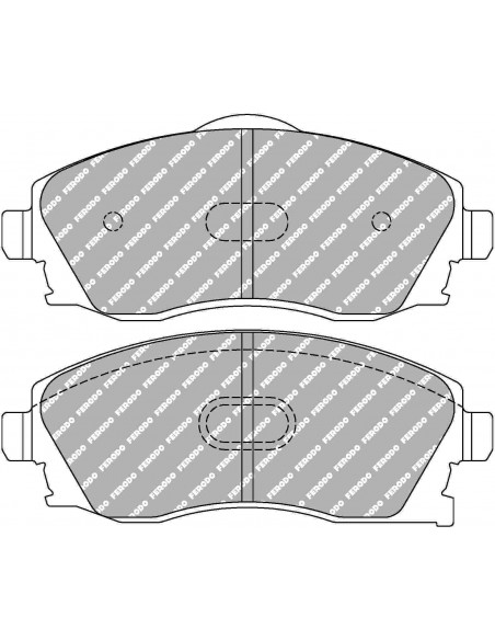 Pastillas Ferodo Racing DS2500 Opel Meriva A delanteras (Pinza TRW)