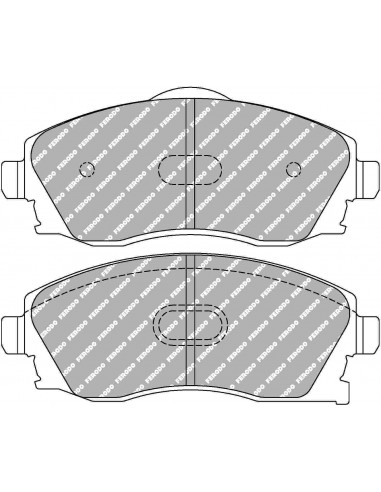 Pastillas Ferodo Racing DS2500 Opel Tigra Twin Top delanteras