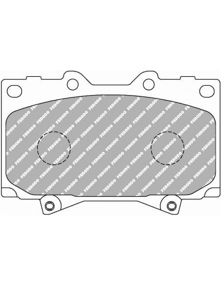 Pastillas Ferodo Racing DS2500 Lexus LX450/470 delanteras