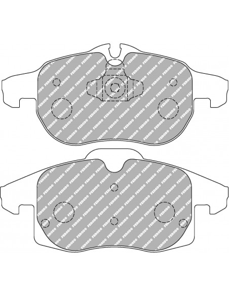 Pastillas Ferodo Racing DS2500 Fiat Croma (194) 1.8/1.9/2.2 delanteras