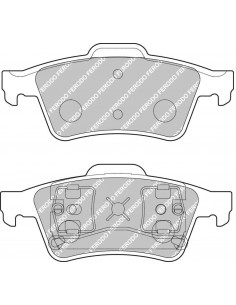 Pastillas Ferodo Racing DS2500 Saab 9-3 YS3F 02- Sport traseras