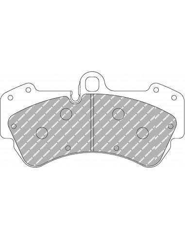 Pastillas Ferodo Racing DS2500 Volkswagen Touareg 7L delanteras (Tipo 1)