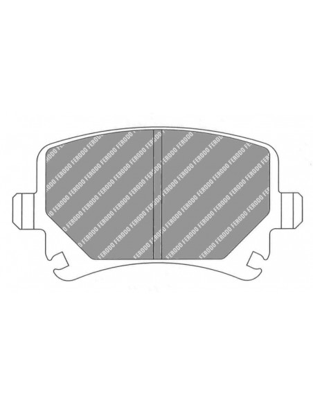 Pastillas Ferodo Racing DS2500 Audi TT 8J traseras