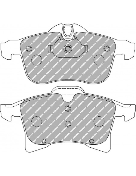 Pastillas Ferodo Racing DS2500 Opel Adam 1.4 S delanteras (Pinza Ate)