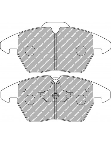 Pastillas Ferodo Racing DS3.12 Audi TT 8J delanteras