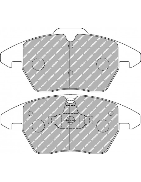 Pastillas Ferodo Racing DS3.12 Audi TT 8J delanteras Pastillas Ferodo Racing DS3.12 Audi TT 8J delanteras