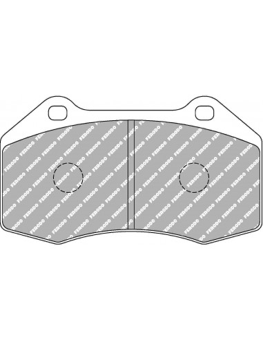 Pastillas Ferodo Racing DSUno Opel Corsa E OPC delanteras (Pinza Brembo)(Rodadas)