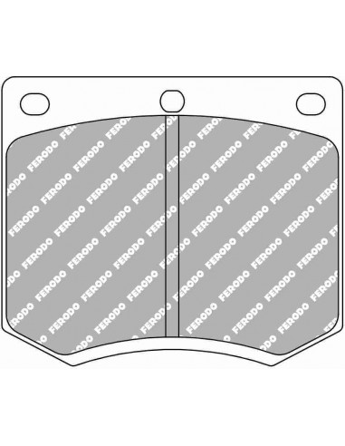 Pastillas Ferodo Racing DS3000 Ford Escort Mk2 1.1/1.3/1.6/1.8 RS1800 16V delanteras