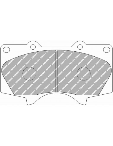 Pastillas Ferodo Racing DS2500 Mitsubishi Montero/Pajero IV 07- delanteras