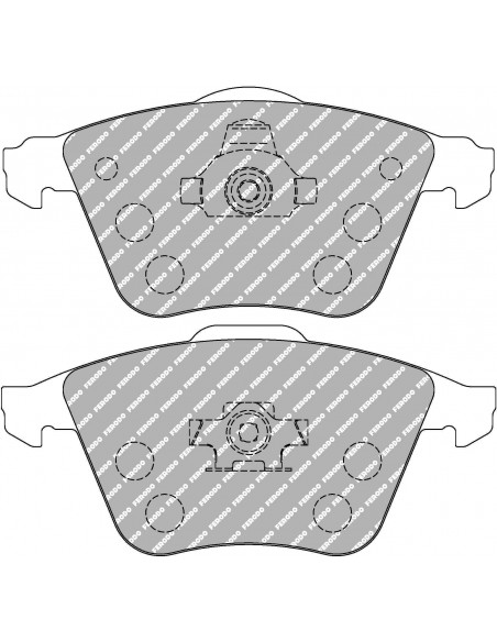 Pastillas Ferodo Racing DS2500 Saab 9-3 YS3F 02- delanteras (Tipo 2)