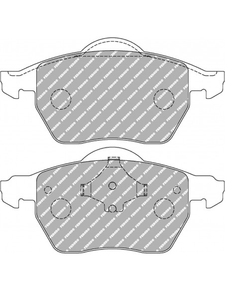 Pastillas Ferodo Racing DS2500 Audi A4 B7 delanteras (Tipo 2)