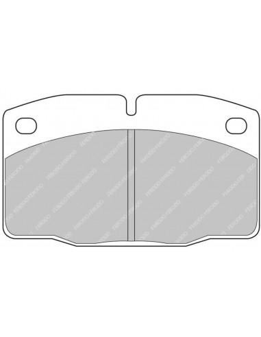 Pastillas Ferodo Racing DS2500 Opel Manta B delanteras (Pinza GM)