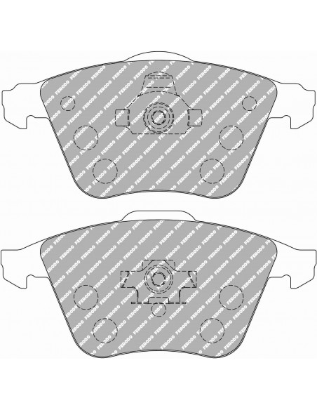 Pastillas Ferodo Racing DS2500 Skoda Superb 3T 3.6 FSI delanteras (Tipo 1)