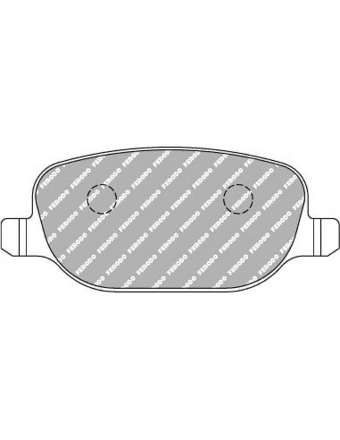 Pastillas Ferodo Racing DS2500 Alfa Romeo Spider (939) traseras