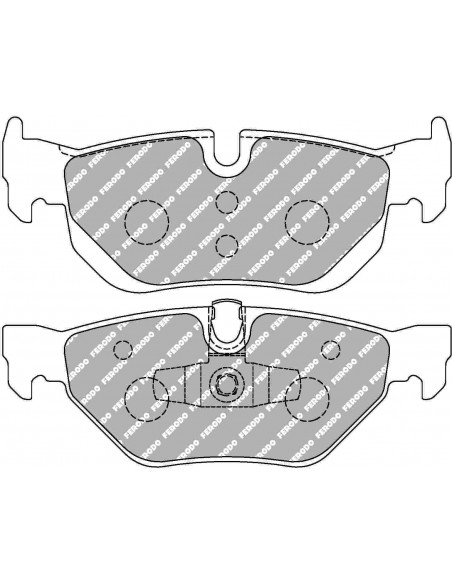 Pastillas Ferodo Racing DSUno BMW Serie 1 E81/E82/E87 traseras (Pinza Ate)