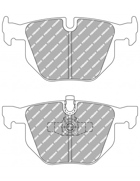 Pastillas Ferodo Racing DS2500 BMW Serie 3 E90/E91/E92/E93 traseras (Tipo 2)