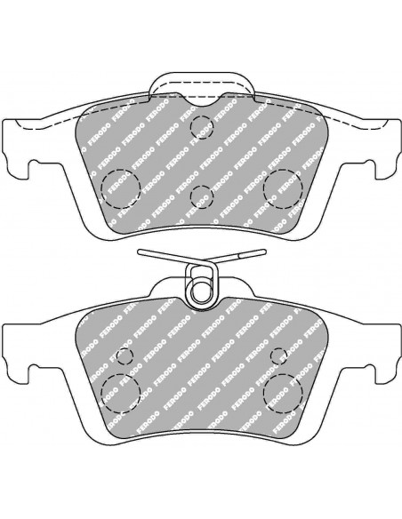 Pastillas Ferodo Racing DS2500 Volvo C70 II traseras