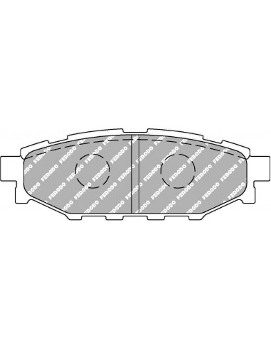 Pastillas Ferodo Racing DS2500 Subaru Impreza GR/GH traseras