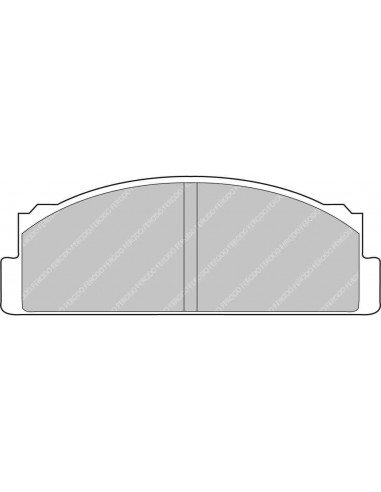 Pastillas Ferodo Racing DS2500 Fiat 131 traseras