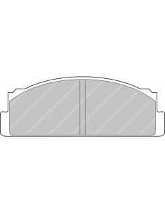 Pastillas Ferodo Racing DS2500 Fiat X 1/9 traseras
