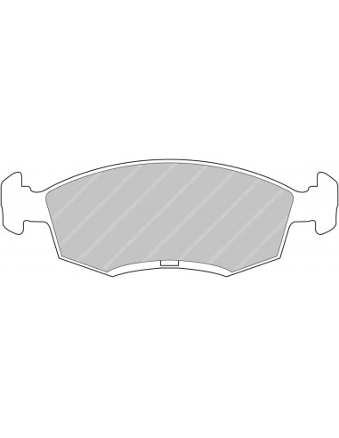 Pastillas Ferodo Racing DS2500 Ford Escort Mk6 delanteras (Pinza Ate)