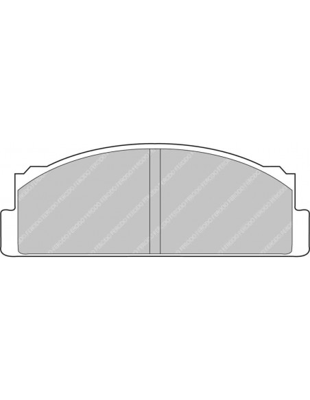 Pastillas Ferodo Racing DS3000 Fiat 132 delanteras (Pinza Bendix)