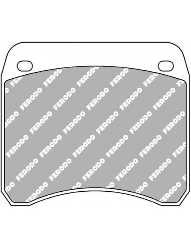 Pastillas Ferodo Racing DSUno Renault Clio II Super 1600 traseras