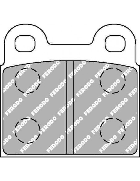 Pastillas Ferodo Racing DS1.11 Porsche 912 1.6 traseras