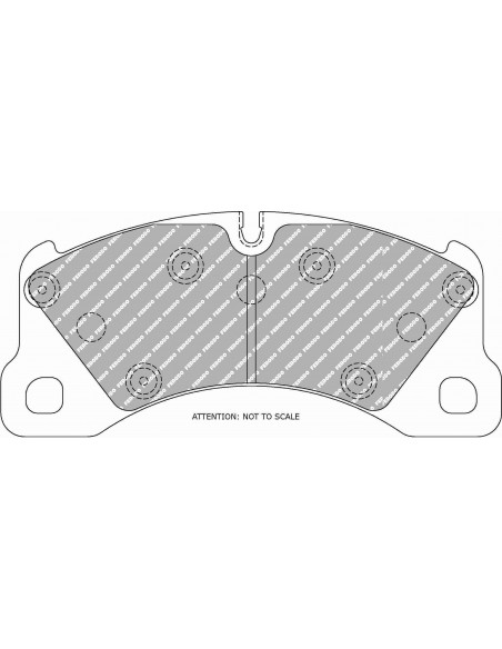 Pastillas Ferodo Racing DS2500 Porsche Cayenne 955 delanteras (Tipo 3)