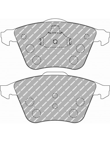 Pastillas Ferodo Racing DS2500 Volkswagen Golf V R32 delanteras