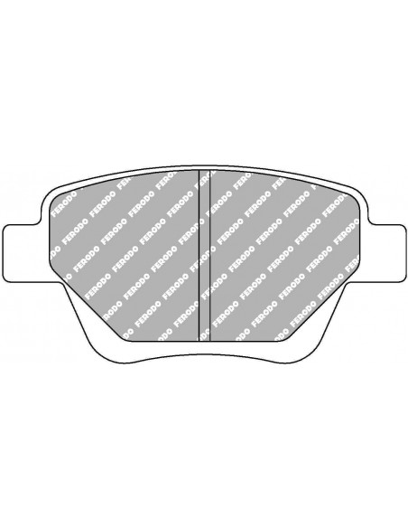 Pastillas Ferodo Racing DS2500 Volkswagen Golf VI traseras (Tipo 3)