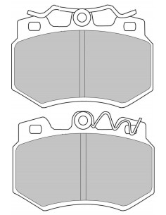 Pastillas Ferodo Racing DS2500 Citroen ZX delanteras (Tipo 2)