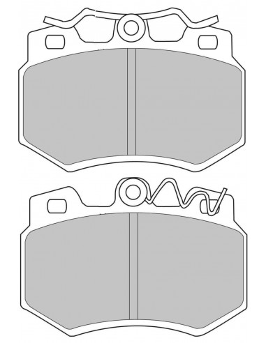 Pastillas Ferodo Racing DS2500 Citroen ZX delanteras (Tipo 2)