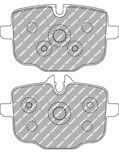 Pastillas Ferodo Racing DS2500 BMW M4 G82/G83 traseras