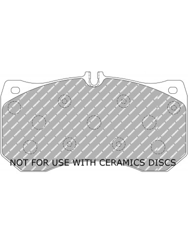 Pastillas Ferodo Racing DS2500 Audi A7/S7/RS7 C7 delanteras (Tipo 1)