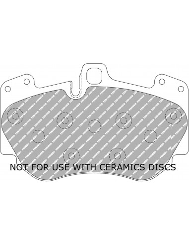 Pastillas Ferodo Racing DS2500 Audi RS4 B8 delanteras (Tipo 2)