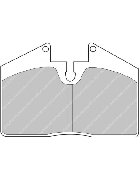 Pastillas Ferodo Racing DS2500 Porsche 911 993 Carrera/Turbo traseras