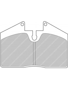 Pastillas Ferodo Racing DS3000 Porsche 911 993 Carrera/Turbo traseras