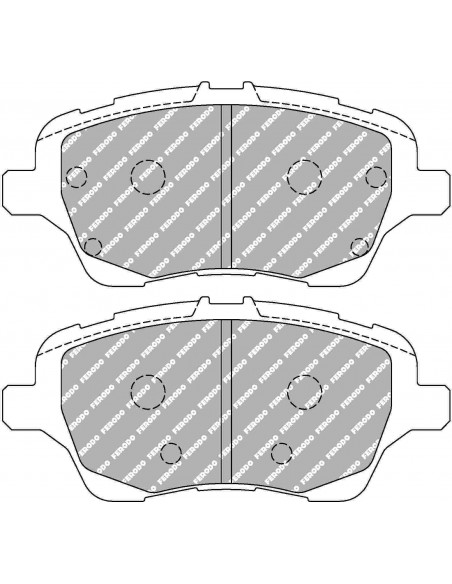 Pastillas Ferodo Racing DS2500 Ford B-Max delanteras