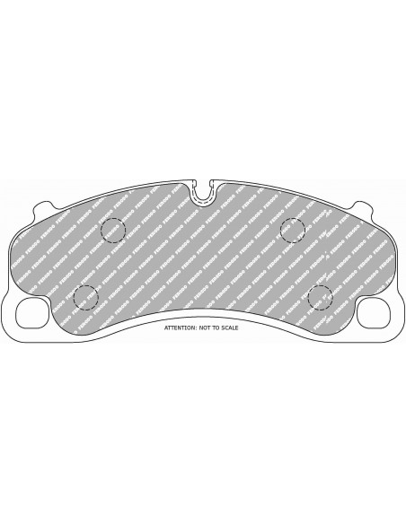 Pastillas Ferodo Racing DS1.11 Porsche Cayman 981 3.8 GT4 delanteras