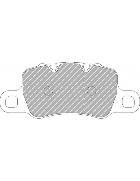 Pastillas Ferodo Racing DS3.12 Porsche 718 Cayman 982 4.0 GT4 RS traseras (Rodadas)