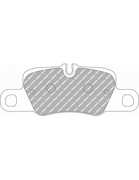 Pastillas Ferodo Racing DS1.11 Porsche Cayenne 955 traseras (Tipo 2)