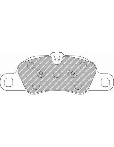 Pastillas Ferodo Racing DS3.12 Porsche Cayman 987 delanteras (Tipo 2)
