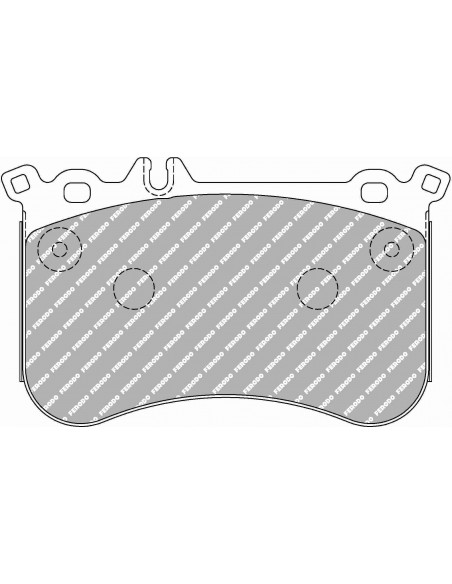 Pastillas Ferodo Racing DS2500 Mercedes-Benz SLK 55 AMG R172 delanteras