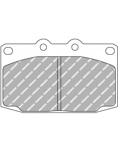 Pastillas Ferodo Racing DS2500 Mazda RX-7 III delanteras