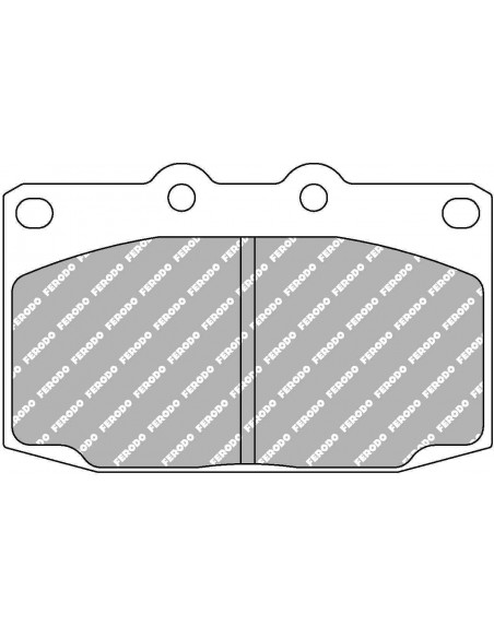 Pastillas Ferodo Racing DS2500 Mazda RX-7 III delanteras