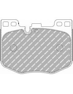 Pastillas Ferodo Racing DS2500 BMW Serie 3 G20 delanteras