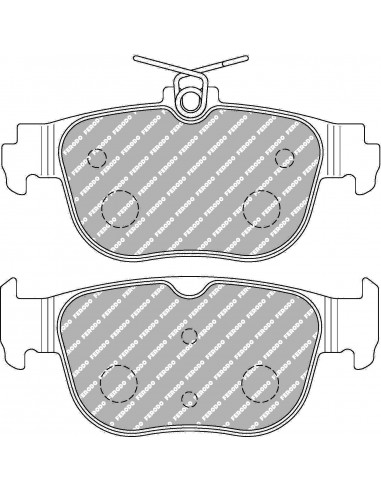 Pastillas Ferodo Racing DS2500 Cupra Formentor traseras (Tipo 1)