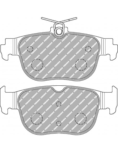 Pastillas Ferodo Racing DS2500 Cupra Leon Mk4 traseras (Tipo 1)